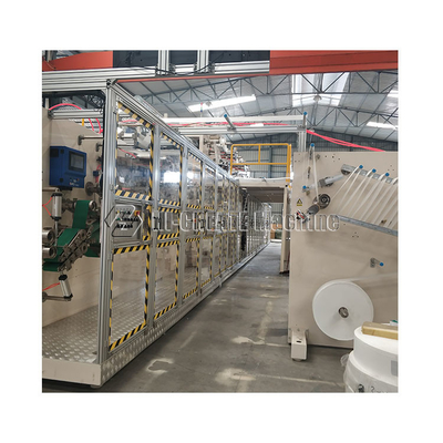 Full servo diaper making machine for manufacturing baby diaper making production line