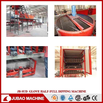 Nitrile and latex dipping tanks for glove making