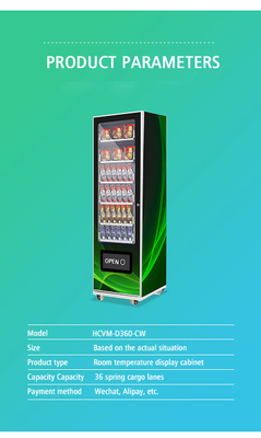 Drink snack vending machine qr code automatic coin-operated vending machines for sale