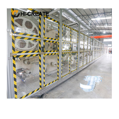 Automated 500pcs/Min 50T Adult Diaper Machine