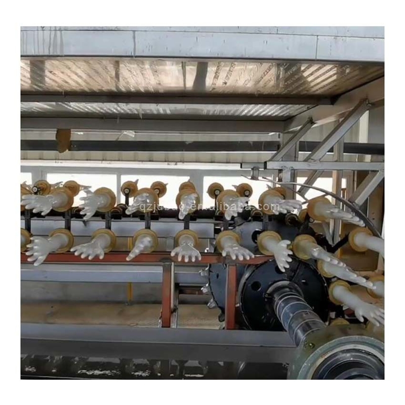 Nitrile Rubber Latex Rubber Glove Dipping Machine 160000kcal/Hr