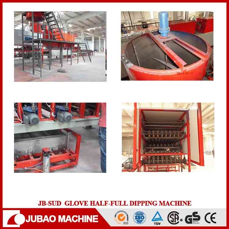 Nitrile and latex dipping tanks for glove making