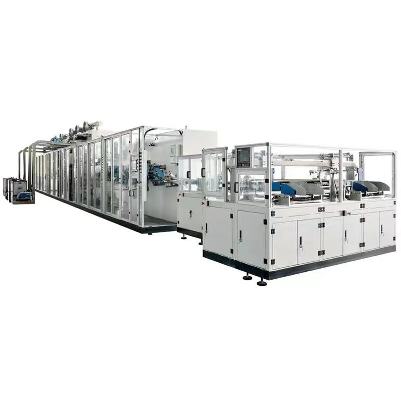 Sanitary napkin machine automatic production line for sanitary napkin adult baby diapers manufacturing machine