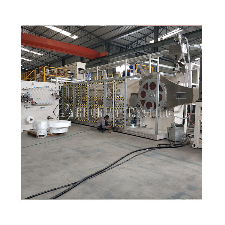 Full servo diaper making machine for manufacturing baby diaper making production line
