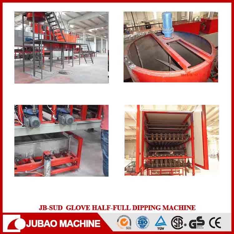 Nitrile and latex dipping tanks for glove making